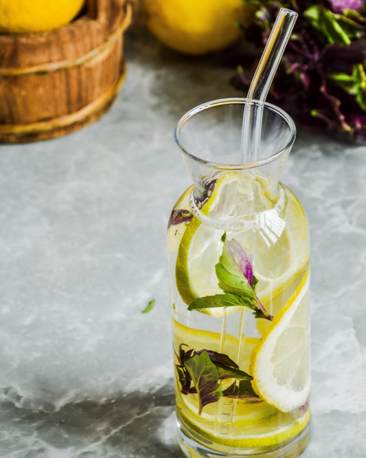 Sip E-Z Slotted Glass Straw Set