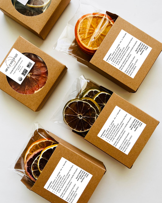 Boxes containing dried fruit