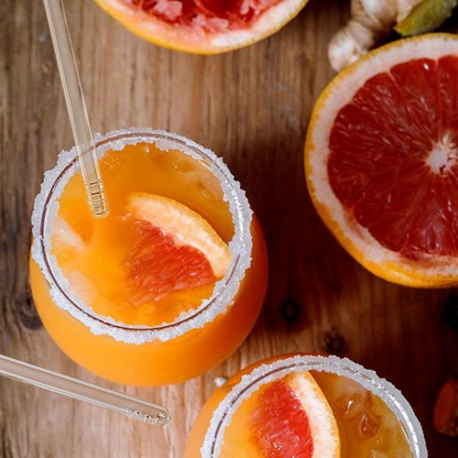 Sip E-Z Slotted Glass Straw Set